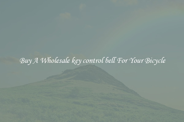 Buy A Wholesale key control bell For Your Bicycle