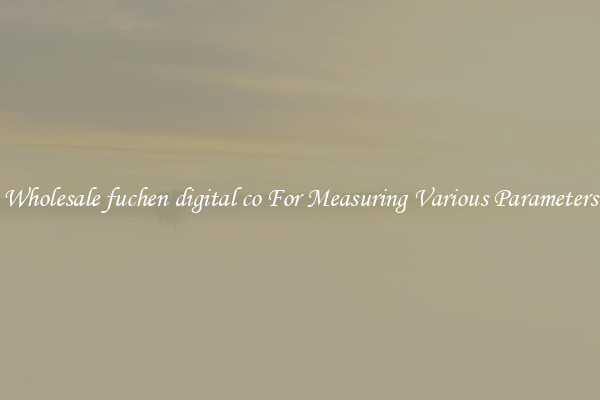 Wholesale fuchen digital co For Measuring Various Parameters