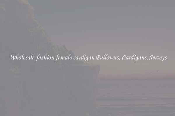 Wholesale fashion female cardigan Pullovers, Cardigans, Jerseys