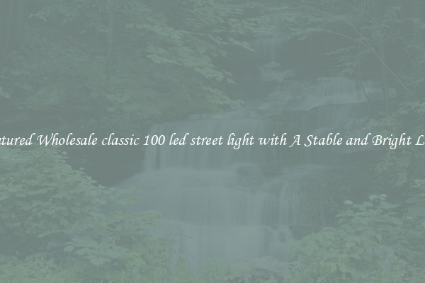 Featured Wholesale classic 100 led street light with A Stable and Bright Light