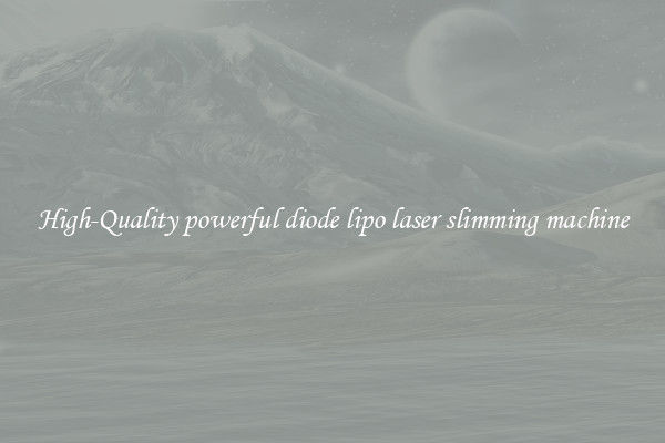 High-Quality powerful diode lipo laser slimming machine
