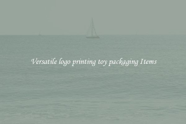 Versatile logo printing toy packaging Items