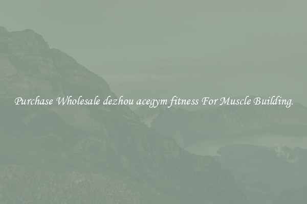 Purchase Wholesale dezhou acegym fitness For Muscle Building.